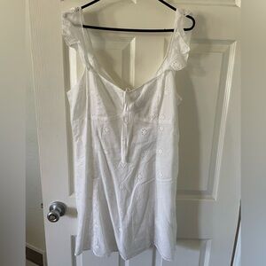 White Summer Mini Dress